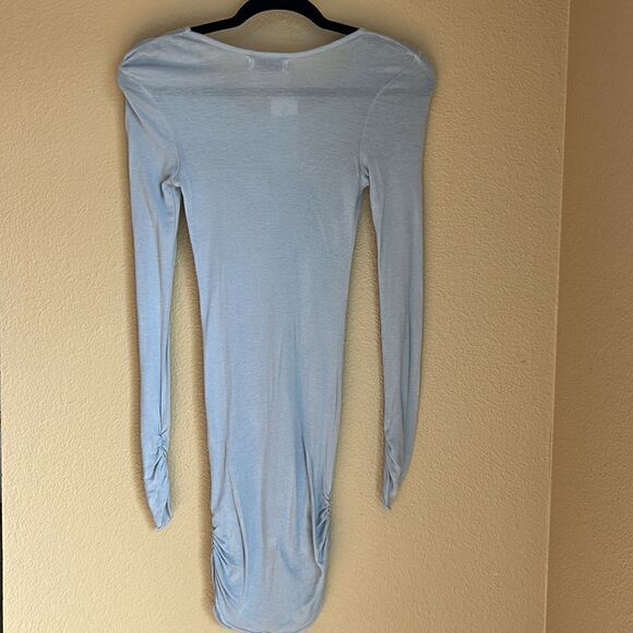 NWT Michael Stars long sleeve ruched tunic top - Picture 2 of 10